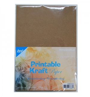 Kraft papier (A4/25 stuks/geschikt voor printer)