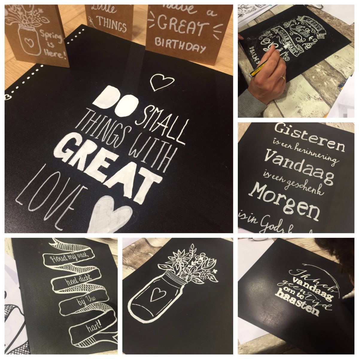 Leren handletteren workshop
