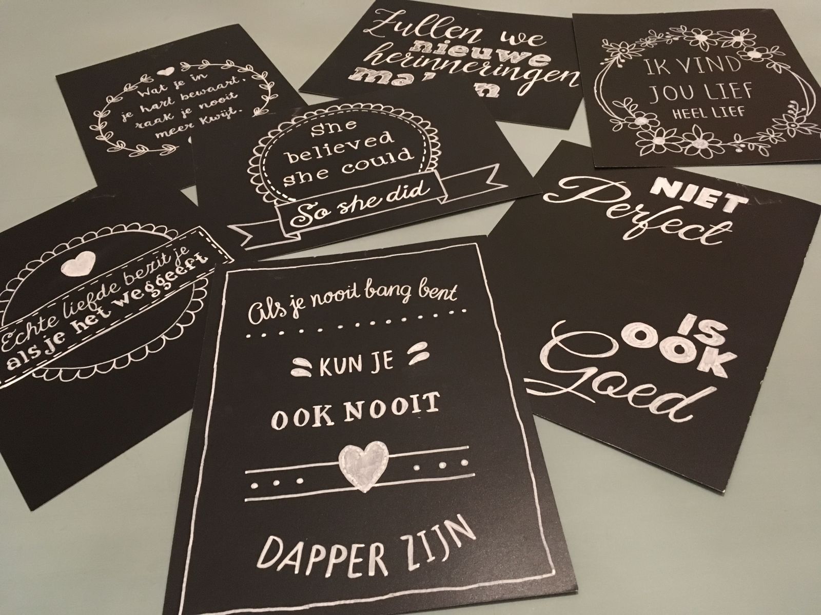 leren handletteren workshop