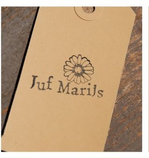 Stempel juf laten maken