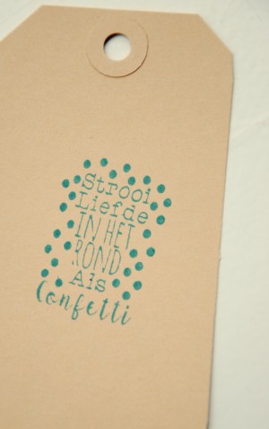 stempel 'confetti'