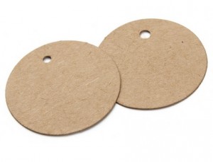 Ronde labels groot (7,5cm/10 stuks)