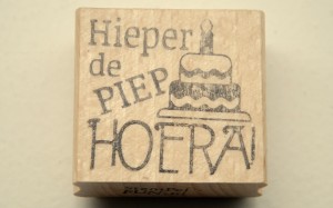 Stempel voor feestje