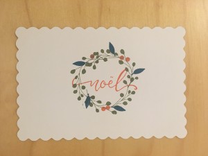 kerstkrans stempel