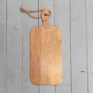 Goedkope houten snijplank 35x15 cm, zonder dragers