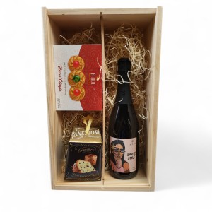 Dubbele champagnekist graveren